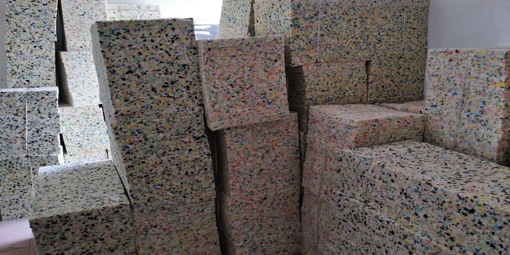 What are the advantages of rebonded foam?